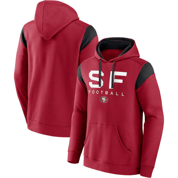 Men's Red San Francisco 49ers Call The Shot Pullover Hoodie